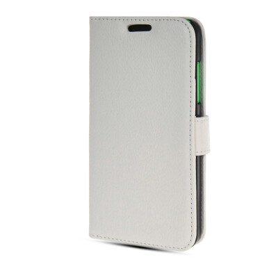 

MOONCASE High quality Leather Side Flip Wallet Card Slot Pouch Stand Shell Back ЧЕХОЛ ДЛЯ Nokia Lumia 630 White