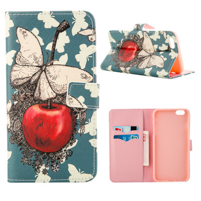 

MOONCASE ЧЕХОЛ ДЛЯ iPhone 6 Plus (5.5") Flip Leather Wallet Card Slot Foldable Stand Feature [Pattern series] /a08