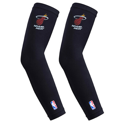

NBA баскетбольные поножи в коробке Ladies Elbow Brake Легкий Breathable Scratch Basketball Protector Equipment Miami Heat Team 2 Pack