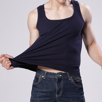 

Mens T-Shirts Weste Undershirt Spaghetti Strap Tank Tops Slim Man Muscle Vest