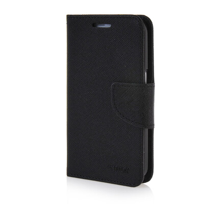 

MOONCASE Cross pattern Leather Wallet Flip Stand Shell Back ЧЕХОЛ ДЛЯ Samsung Galaxy Core Prime G360 Black