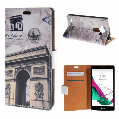 

MOONCASE LG G4 Beat G4S ЧЕХОЛ ДЛЯ Flip Wallet Card Slot Stand Leather Folio Pouch /a10