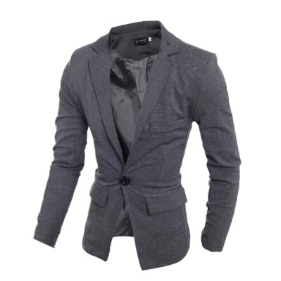 

Zogaa New Men's Wind Coat Slim Contrast Color Fashion Stand Collar