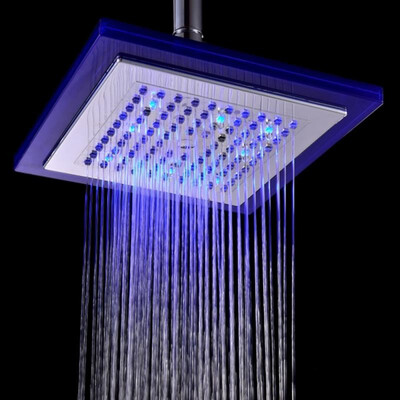 

BRELONG LED Spray Shower Temperature Controlled Three-color 8-inch Square