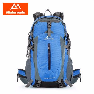 

Maleroads 40L Outdoor Sports Backpack Hiking Camping Water Resistant Nylon Travel Luggage Bike Rucksack Bag