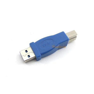 

NEW USB 3.0 A Male to B Male AM to BM Converter Adapter 4.8Gbps Blue