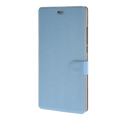 

MOONCASE Matte Skin Flip Leather Wallet Card Slot Stand Back чехол для Sony Xperia M4 AQUA Blue