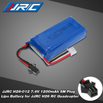 

Hot JJRC H26-012 74V 1200mAh SM Plug Lipo Battery for H26 RC Quadcopter F5S4