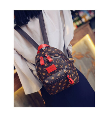 

2018 New Fashion Womens PU Leather Backpack Simple Bag for Girls Student Travel Rucksack Shoulder Bag Mochila