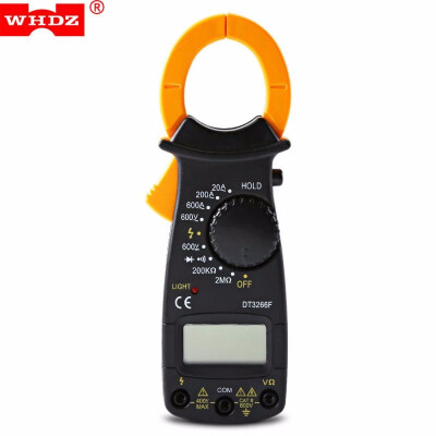 

WHDZ DT3266F Digital Current Clamp Ammeter AC DC Voltmeter Tester