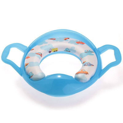 

UpperX Blue Pot Toilet Seat Bezel WC reducer with Handle for Baby Child