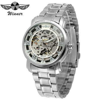 

Winner skeleton mechanical watch w213