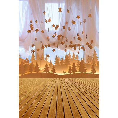 

Forest Stars Photo Backdrop 57FT Vinyl Fabric Cloth Digital Printing Photo Background S-3224