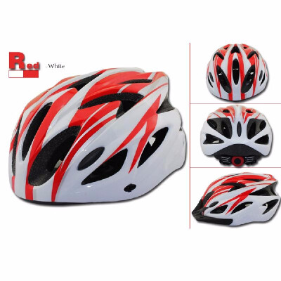 

18 Vents Ultralight Integrally-molded Sports Cycling Helmet with Visor Mountain Bike Bicycle Adult H11138