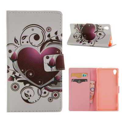 

MOONCASE Case for Sony Xperia Z3 Flip PU Leather Fold Wallet Card Slot Kickstand Back Case Cover [Pattern series] /a07