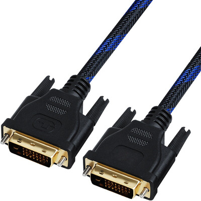 

Ferguson cabos F005502 DVI cable dual channel 24 1 HD dvi-d monitor line computer cable 2 m black