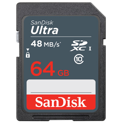 

SanDisk 64GB read speed 48MB / s high speed SDXC UHS-I memory card Class10 SD card