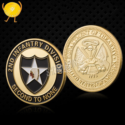 

USThe second infantry divisions first man memorial challenge coin new novelty gift coins