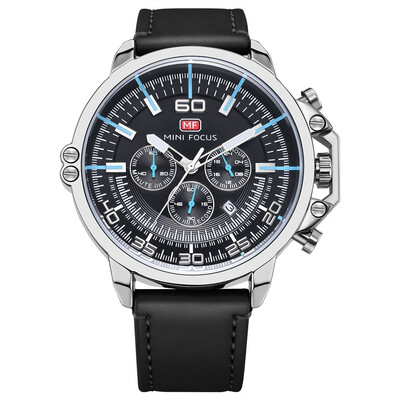 

BOFUTE Male Watches Business Watch Quartz Watches Calendar Luminous Waterproof Genuine Leather Strap 0095G