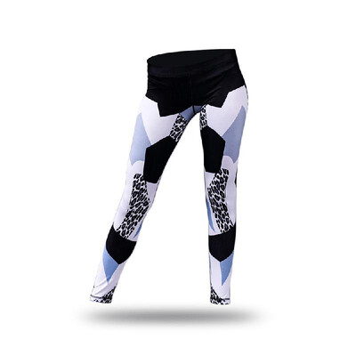 

Womens Printed Compression Yoga Pants Active Workout Leggings