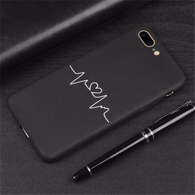 

Relief Phone Case For iPhone 6 6s 7 8 Plus X 5 5s SE Cover Fashion Soft TPU