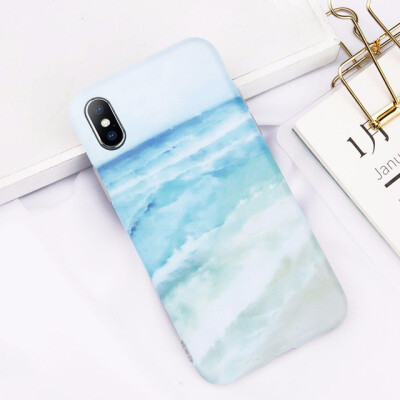 

Marble Phone Case For iPhone X 8 7 6 6S Plus Glossy Stone Silicone Soft Cover