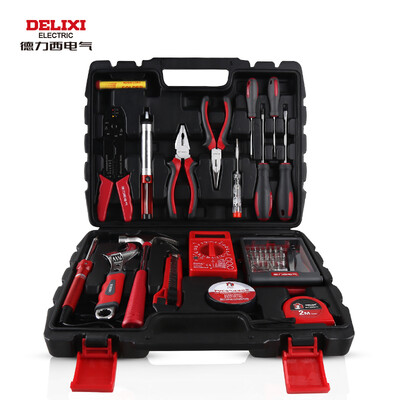 

DELIXI ELECTRIC telecommunications repair tool 50 sets of multi-function repair tool set professional tool kit toolbox