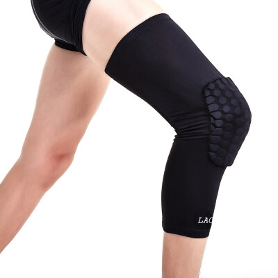 

LAC Honeycomb Knee Pads Crashproof Antislip Basketball Leg Knee Sleeve Protective Pad Support Guard