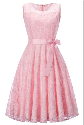 

Summer Girls Sleeveless Princess Dress Homecoming Dress Girl Lace Clothes