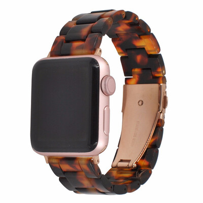 

cozy Resin watchbands for apple watch for iwatch series 123 band 38mm 42mm bracelet fashion female male iwatch Wrist strap