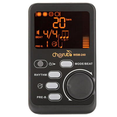 

Cherub WSM-240 Универсальный электронный метроном черный