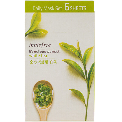 

Yue Shi Feng Yin innisfree really fresh moisturizing mask - white tea 20ml 6 moisturizing moisturizing sleep skin care skin care products
