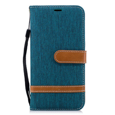

GANGXUN®LG K8 2018 Stand Case Wallet Card Slots Denim Jeans Leather Case With Stand