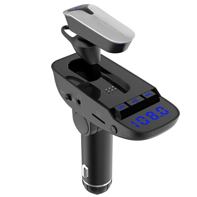 

Bluetooth headset FM transmitter mobile phone charging call hands-free TF U disk music MP3 player wireless car speaker playback