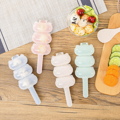 

Jiamo wheat straw shake rice ball artifact shaker rice ball mold child baby feeding artifact one shake into rice ball color random