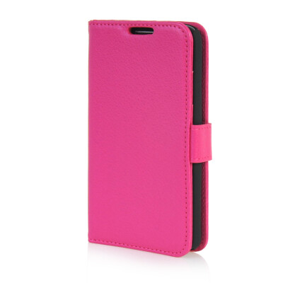 

MOONCASE High quality Leather Wallet Flip Card Slot Pouch Stand Shell Back Case Cover for LG G2 Mini Hot pink