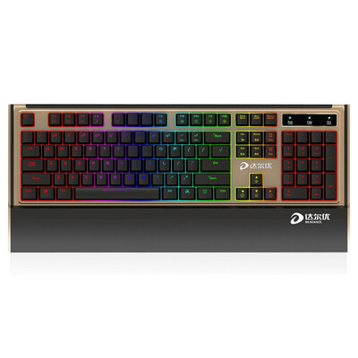 

Всего отлично (dareu) S600 RGB-версия игры симфонической механической клавиатуры черный черный вал Jedi оружие выжить курицу