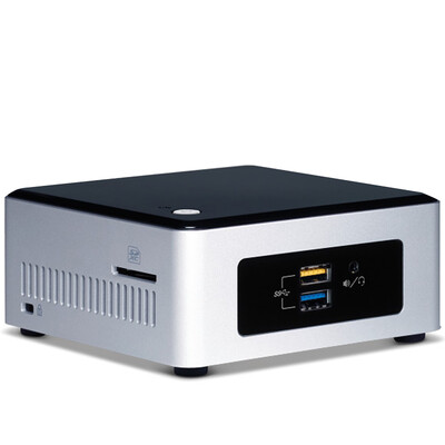 

Intel NUC5PPYH mini smart computer within the Pentium quad-core N3700 processor