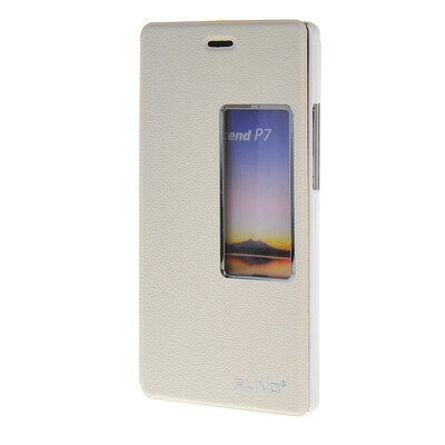 

MOONCASE Huawei Ascend P7 чехол для View Slim Leather Flip Pouch Bracket Back Cover White
