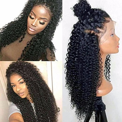 

9A Full Lace Human Hair wigs Curly Brazilian Virgin Hair wigs with Baby Hair Pre Plucked 130 Density for Women 10-26 inches