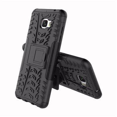 

Goowiiz Phone Case For Samsung Galaxy C7 ProC9 ProJ2 Pro 2018 Armor Tire Texture Rugged Protection PCTPU Silicone