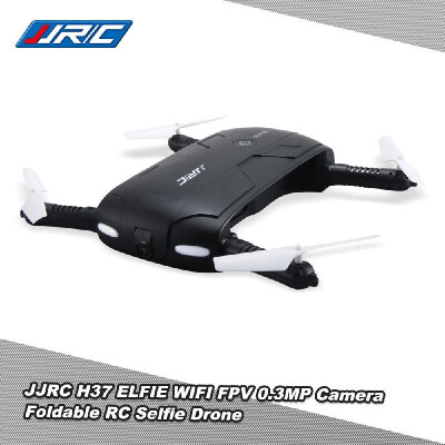 

2PCS JJRC H37 6-Axis Gyro ELFIE WIFI FPV 03MP Camera Quadcopter Foldable M2I2