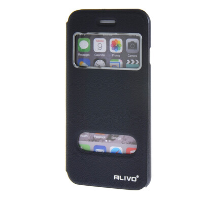 

MOONCASE ЧЕХОЛ ДЛЯ Apple iPhone 6 Plus ( 5.5 inch ) View Window Leather Flip Bracket Back Cover Sapphire
