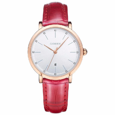 

Cadisen Fashion Women Watches Analog Quartz Luxury PU Leather Dress Calendar Wrist Watch Simple Causal Gift for Women