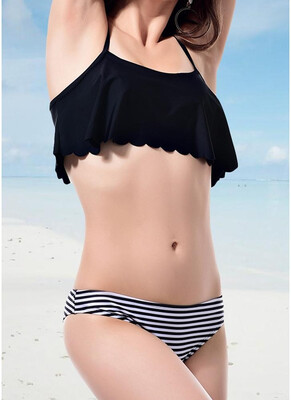 

2018 Women Bikini Set Spaghetti Strap Push Up Padded Swimsuit Swimwear Bathing Suit