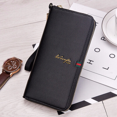 

Small handbag mens Korean version long wallet fashion casual zipper bag hand bag