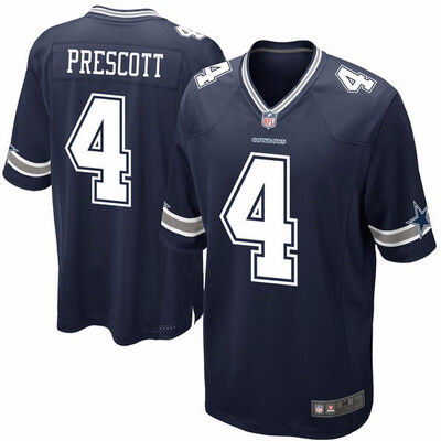 

Mens Dallas Cowboys Dak Prescott Nike White Game Jersey