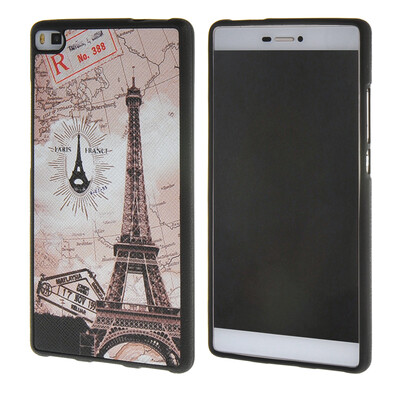 

MOONCASE чехол для Huawei Ascend P8 Pattern series Flexible Soft Gel TPU Silicone Skin Slim Durable Cover