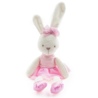 

35*8cm Cute Bunny Baby Soft Plush Toys Mini Stuffed Animals Kids Baby Toys Smooth Obedient Sleeping Rabbit Doll