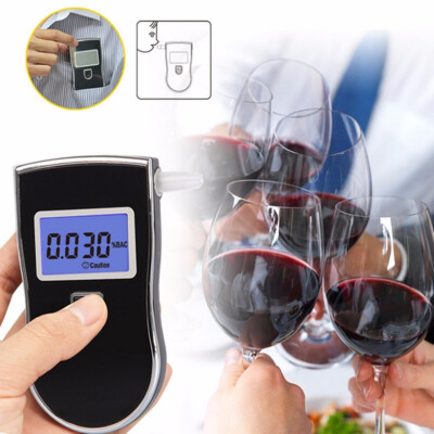 

Digital Alcohol Tester Portable LCD Display Police Alcohol Breathalyzer for Analyzer Alcohol Detector